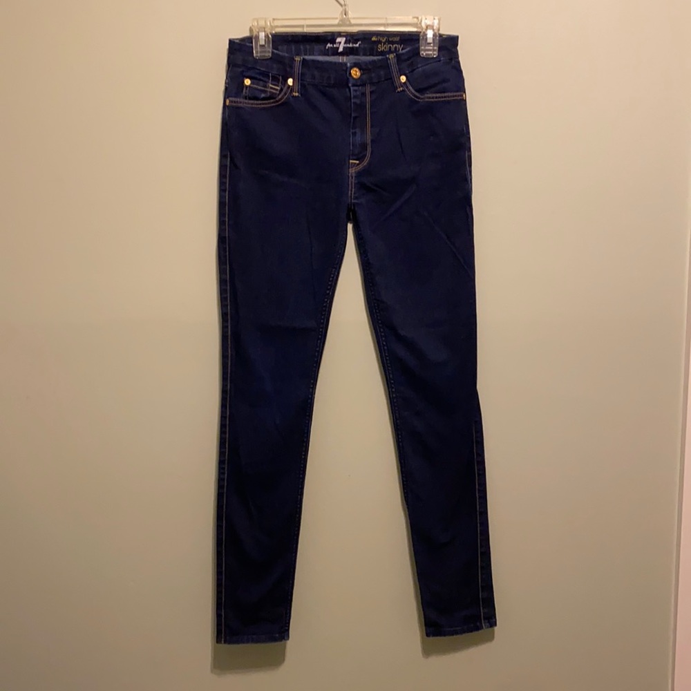 7 FOR ALL MANKIND Slim Illusion High Waist Ankle Skinny Jeans | NWOT | Norstrom - Picture 5 of 11